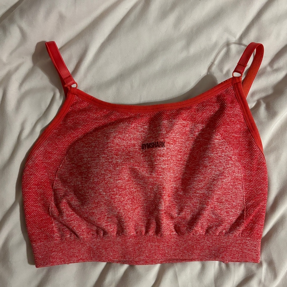 Gymshark Red Marl Flex Sports Bra
